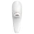 Satisfyer Pro 4 Couples - Επαναφορτιζόμενος δονητής ζευγαριών αέρος (λευκός)