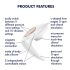 Satisfyer Pro 4 Couples - Επαναφορτιζόμενος δονητής ζευγαριών αέρος (λευκός)