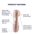 Satisfyer Pro 2 Gen2 - διεγέρτης κλειτορίδας με μπαταρία - καφέ