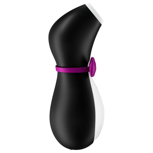 Satisfyer Penguin - δονητής κλειτορίδας επαναφορτιζόμενος αδιάβροχος μαύρο-λευκό