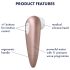 Satisfyer 1 Number One - Δονητής κλειτορίδας με αέρα (καφέ)