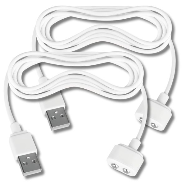 Satisfyer - Μαγνητικό USB καλώδιο φόρτισης - 2 τεμ. (λευκό)