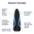 Satisfyer Men One - ανδρικός αυνανιστής αναρρόφησης (μπλε-μαύρο)