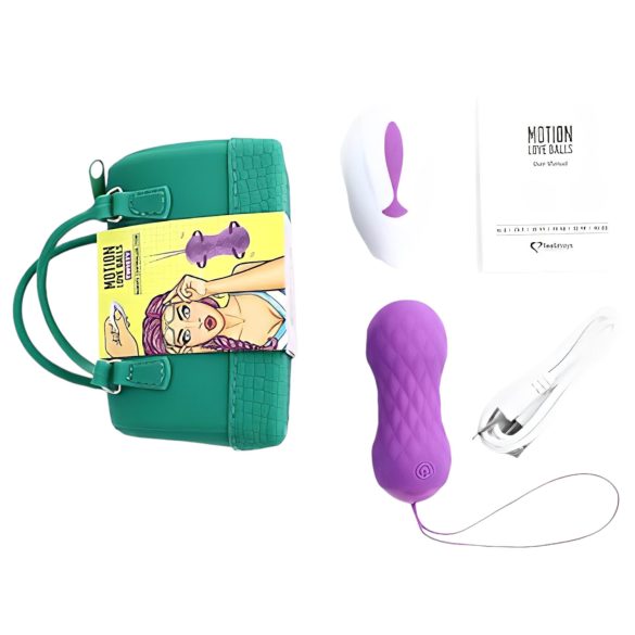 FEELZTOYS Twisty - περιστρεφόμενο δονητικό αυγό (μωβ)