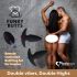 FEELZTOYS Funkybutts - σετ ασύρματων δονητών πρωκτού με μπαταρία (μαύρο)