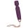 Bodywand Luxe - μίνι δονητής με επαναφορτιζόμενη μπαταρία (μωβ)