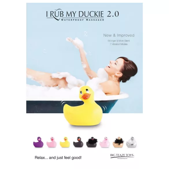 My Duckie Paris 2.0 - αδιάβροχος δονητής κλειτορίδας σε σχήμα πάπιας (ροζ)