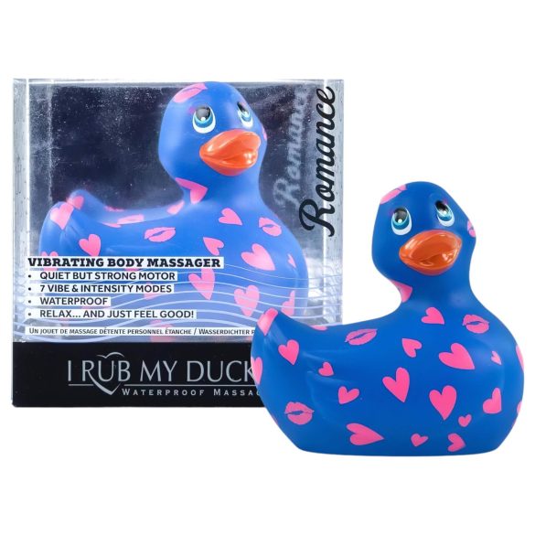 My Duckie Romance 2.0 - αδιάβροχο δονητάκι κλειτορίδας (μπλε-ροζ)
