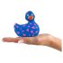 My Duckie Romance 2.0 - αδιάβροχο δονητάκι κλειτορίδας (μπλε-ροζ)