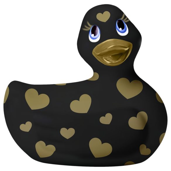My Duckie Romance 2.0 - δονητής κλειτορίδας - αδιάβροχος - μαύρο/χρυσό