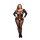 Baci Plus Size: Μαύρη Σέξι Φόρμα, Μακρυμάνικη, Σχέδιο (XL-XXL)
