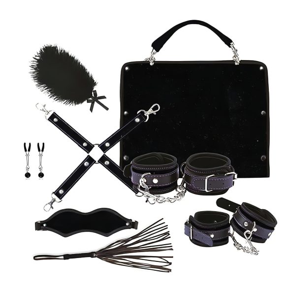 RS Soiree Kinky Me Softly - BDSM Σετ Δεσίματος - Μαύρο (7 κομμάτια)