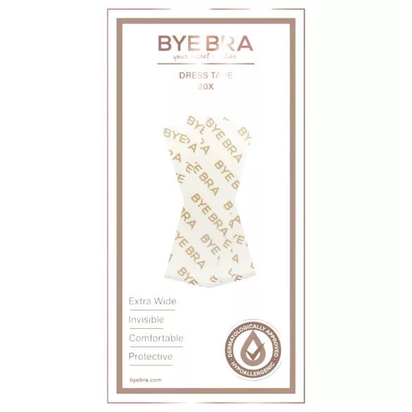 Bye Bra - διπλής όψης αυτοκόλλητη ταινία ρούχων - 20 τεμάχια