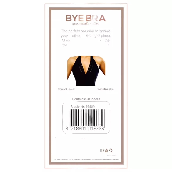 Bye Bra - διπλής όψης αυτοκόλλητη ταινία ρούχων - 20 τεμάχια