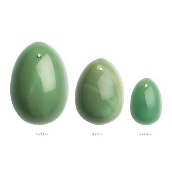 Σετ La Gemmes Yoni - Πέτρες Jade (3 τεμ) για ασκήσεις Kegel
