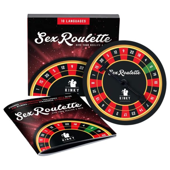 Sex Roulette Kinky - ερωτικό επιτραπέζιο παιχνίδι για ζευγάρια - 10 γλώσσες