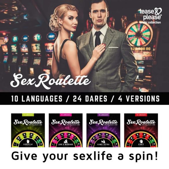 Sex Roulette Kinky - ερωτικό επιτραπέζιο παιχνίδι για ζευγάρια - 10 γλώσσες