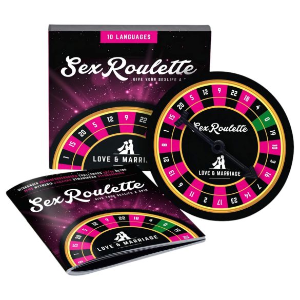 Sex Roulette Love & Married - ερωτικό επιτραπέζιο για ζευγάρια - 10 γλώσσες