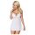 Obsessive 810-BAB-2 - δαντελένιο babydoll και στρινγκ (λευκό)