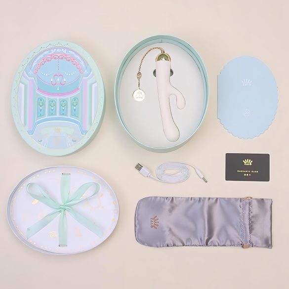 ZALO Ichigo Rabbit - έξυπνος πολυτελής δονητής (λευκός)