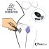 FEELZTOYS Panty - ασύρματο δονητικό κλιπ (μαύρο)