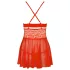 Obsessive - babydoll δαντέλα sexy με string - κόκκινο - L/XL