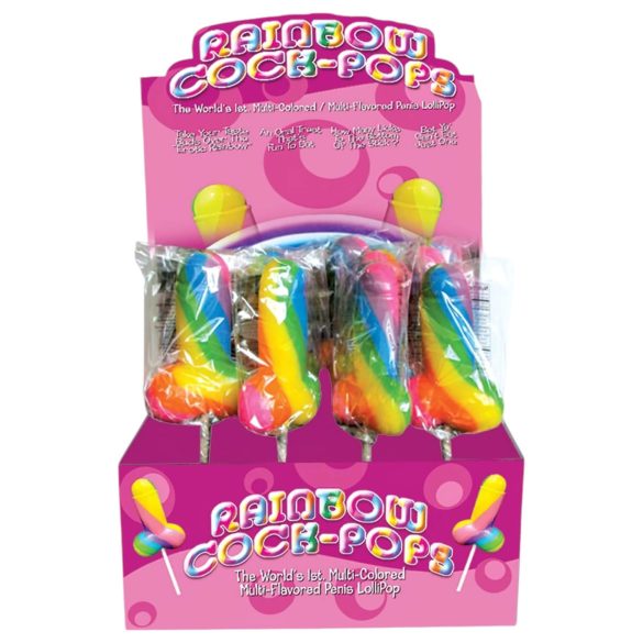 Rainbow Cock Pop - φρουτένια γλειφιτζούρι πέους (85g)