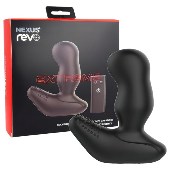 Nexus Revo Extreme - περιστρεφόμενος πρωκτικός δονητής (μαύρο)