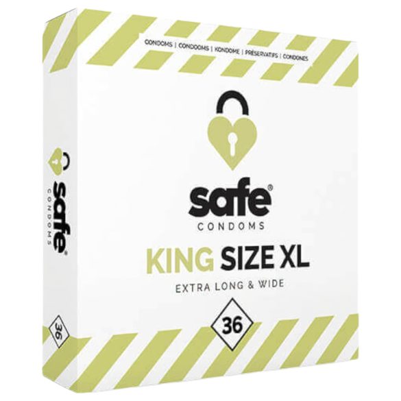 SAFE King Size XL - εξαιρετικά μεγάλο προφυλακτικό (36 τεμάχια)