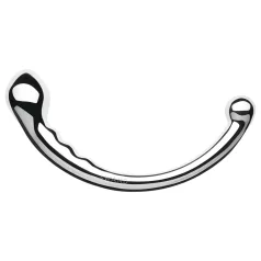   Le Wand - διπλής όψης μεταλλικό dildo - ατσάλινο - ασημί