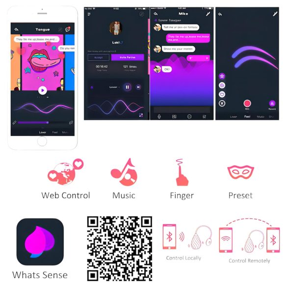 Magic Motion Sundae - έξυπνο δονητικό αυγό με μπαταρία - κόκκινο