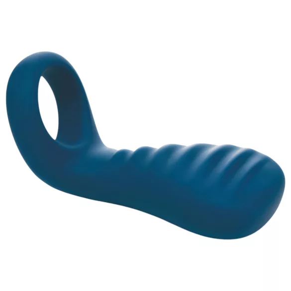 OHMIBOD Bluemotion Nex 3 - έξυπνο δαχτυλίδι δόνησης πέους (μπλε)