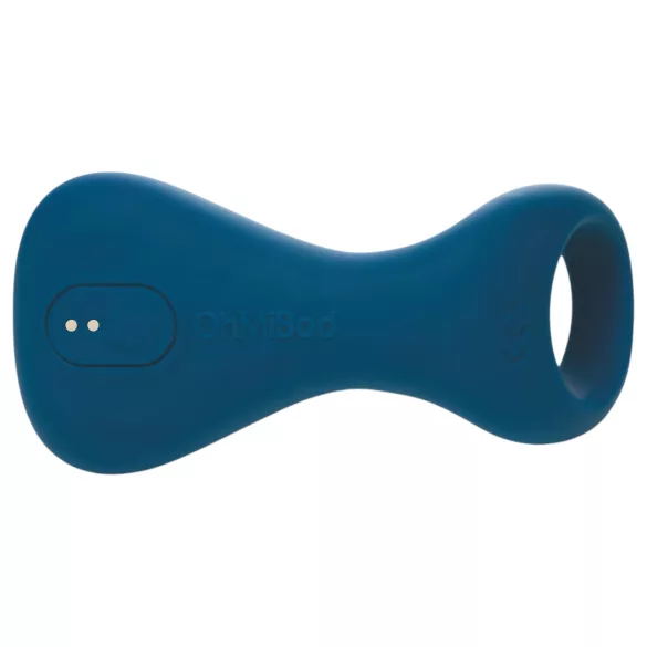 OHMIBOD Bluemotion Nex 3 - έξυπνο δαχτυλίδι δόνησης πέους (μπλε)