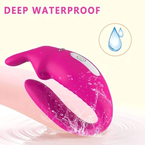 Aixiasia Hera - επαναφορτιζόμενος ραδιοελεγχόμενος διπλός δονητής (ροζ)