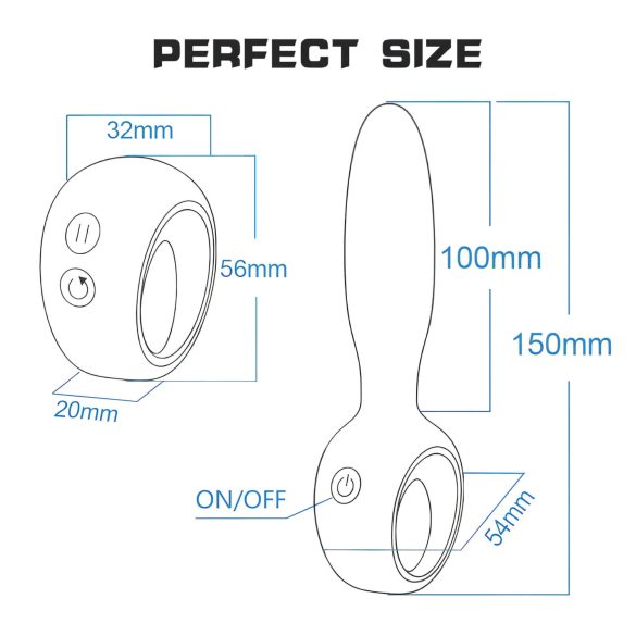 Aixiasia Dylon-Remote - πρωκτικό δονητή με τηλεχειριστήριο