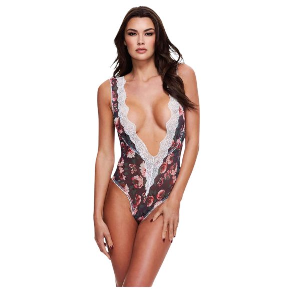 Baci - Δαντελωτό floral κορμάκι