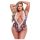 Baci Plus Size - λουλουδάτο δαντελένιο κορμάκι