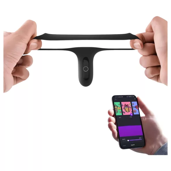 Magic Motion Rise - δαχτυλίδι πέους με δόνηση smart επαναφορτιζόμενο μαύρο