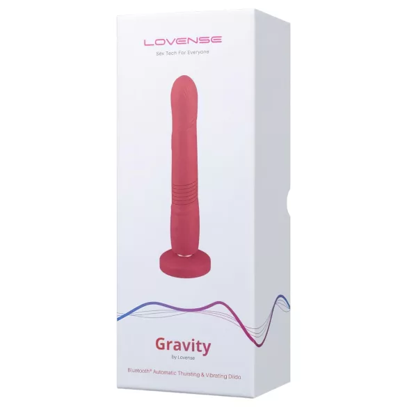 LOVENSE Gravity - επαναφορτιζόμενος, παλμικός δονητής (κόκκινος)