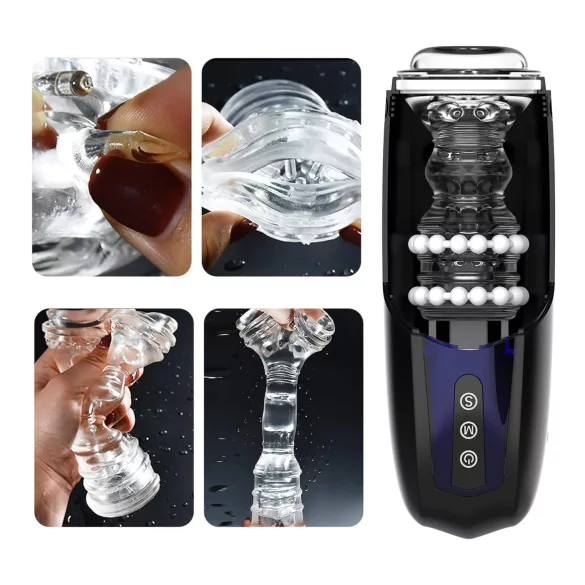 Magic Motion Xone - ανδρικό αυνανιστήρι με χειρισμό μέσω εφαρμογής (μπλε)