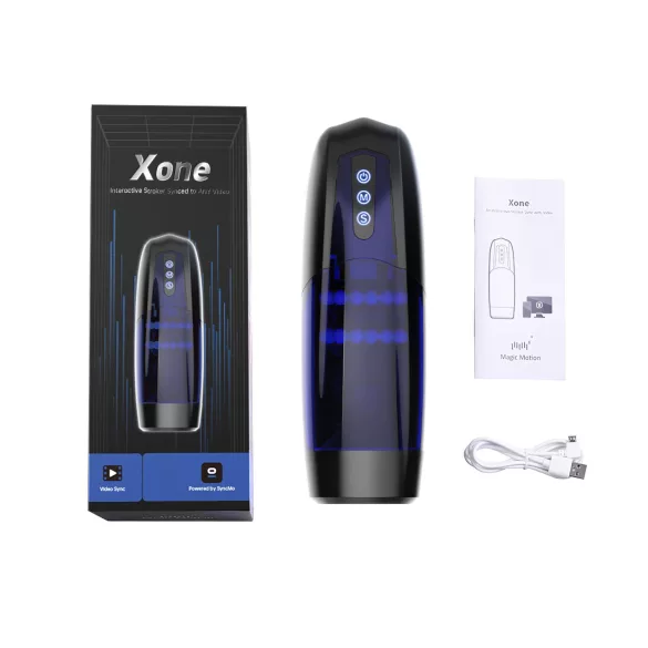 Magic Motion Xone - ανδρικό αυνανιστήρι με χειρισμό μέσω εφαρμογής (μπλε)