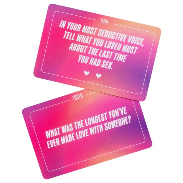 Tease&Please - ερωτικό παιχνίδι ζευγαριών τύπου αλήθεια ή θάρρος - αγγλικά