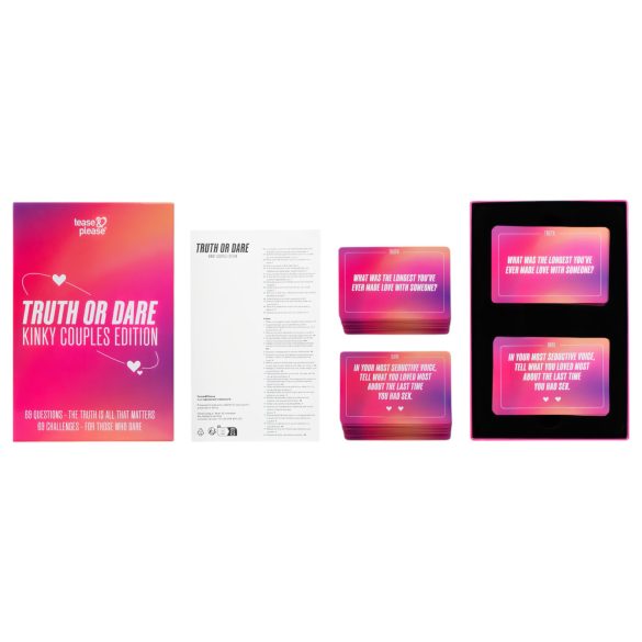 Tease&Please - ερωτικό παιχνίδι ζευγαριών τύπου αλήθεια ή θάρρος - αγγλικά