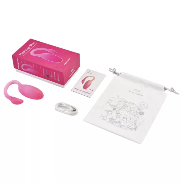 Magic Motion Flamingo Max - Δονητικό αυγό με έλεγχο μέσω εφαρμογής (ροζ)