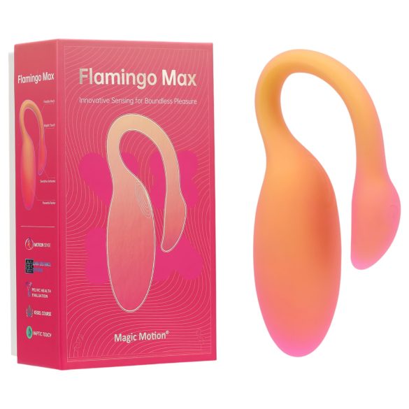 Magic Motion Flamingo Max - δονητικό αυγό με app - ασύρματο - πορτοκαλί
