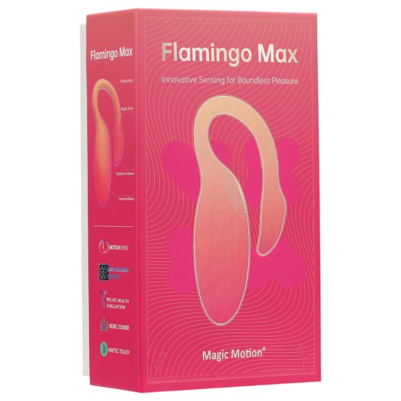Magic Motion Flamingo Max - δονητικό αυγό με app - ασύρματο - πορτοκαλί