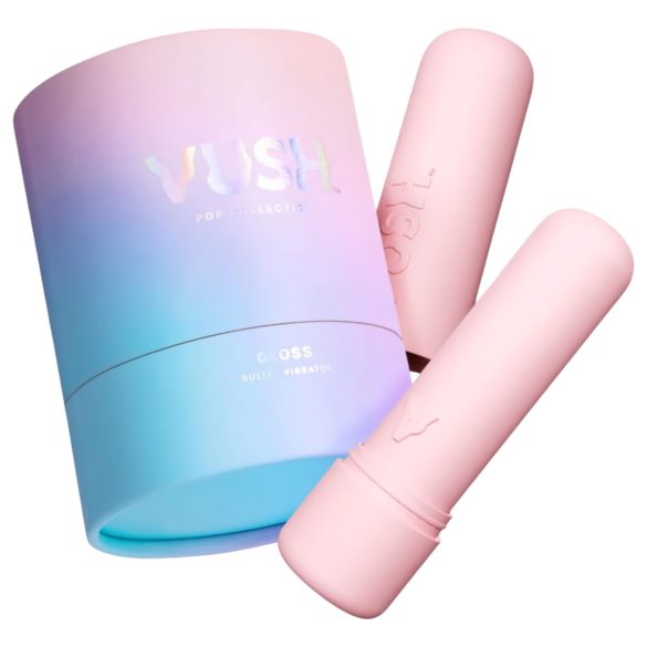 Vush Pop Gloss - δονητής mini αδιάβροχος επαναφορτιζόμενος - ροζ