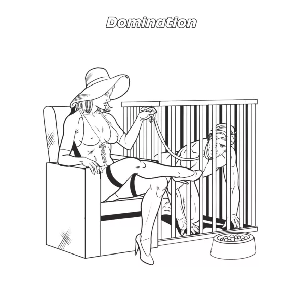 WoodRocket - βιβλίο ζωγραφικής για ενήλικες - θεματολογία φετίχ