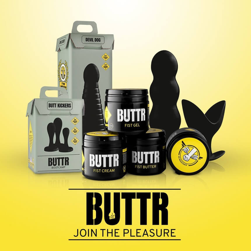 Προϊόντα BUTTR για fisting: fisting gel, fisting dildo, γάντι fisting | Desirel.gr Sex Shop - 100% διακριτικό