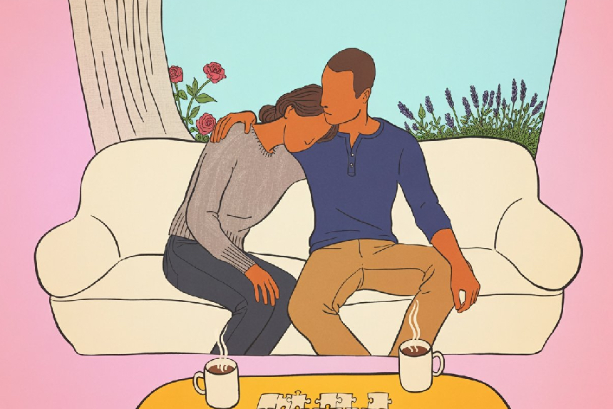 Ένα ζευγάρι επενδύει σε μια οικεία στιγμή χωρίς σεξουαλική πρόθεση. | Sex Shop United Kingdom Desirel.co.uk